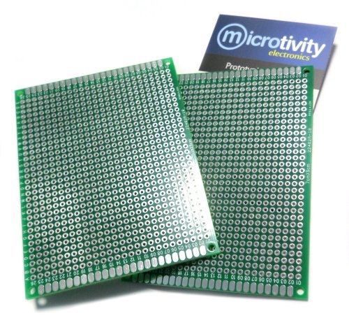 microtivity IM407 Double-sided Prototyping Board (7x9cm, Pack of 2)