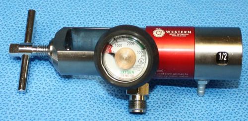 Western medica titan o2 regulator 25lpm (2) diss + barb cga-870 mpr-804 for sale