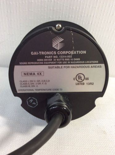 GAI-Tronics Horn Driver 13314-002 30 watt 16 ohm