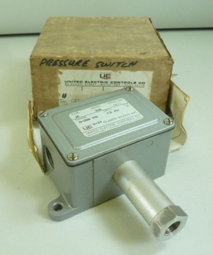 United Electric Controls Co. Model 358 Type J6 Pressure Switch NEW in Box