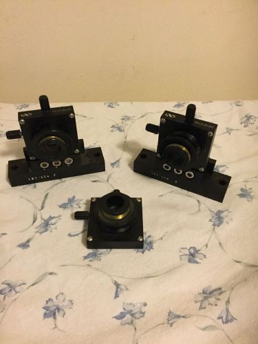 3 Newport LP-05 XYZ Precision Multi-Axis Lens Positioners