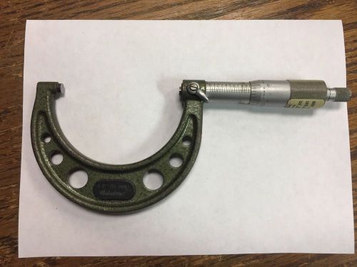 Mitutoyo 2-3&#034; .0001 Micrometer No. 103-217 Made in Japan