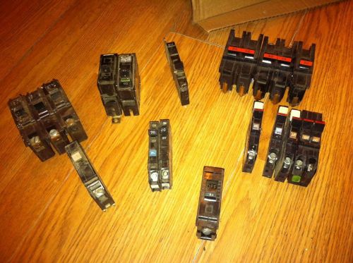 LOT OF FEDERAL PACIFIC FPE CIRCUIT BREAKERS And Others Look!