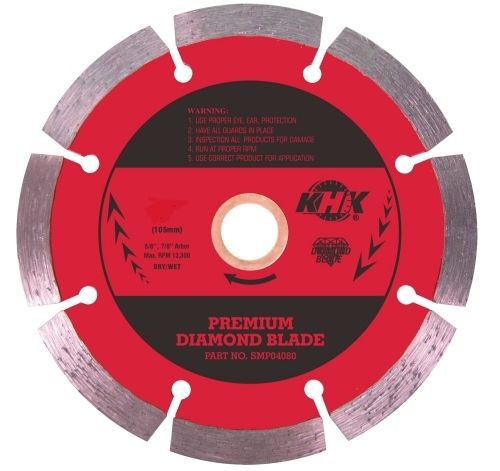 KHK SMP07090 Premium 7&#034; Multi-Purpose Wet/Dry Segmented Diamond Blade  5/8&#034;-7/8&#034;