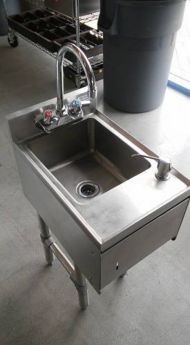 BKUBS-1012HST-218S BK Resources - Slimline Underbar Dump Sink