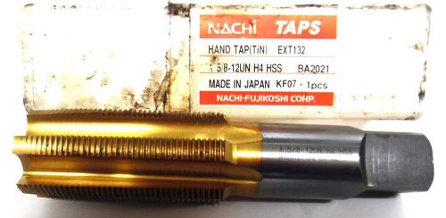 NACHI, HAND TAP, EXT132, 1-5/8-12UN H4 HSS, BA2021, STAINLESS STEEL