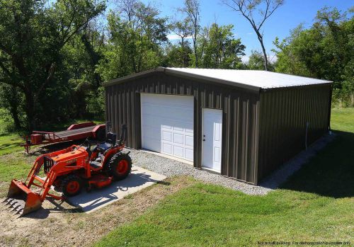 Thunderbolt steel buildings 27&#039; x 30&#039; x 11&#039; clear-span garage kit for sale