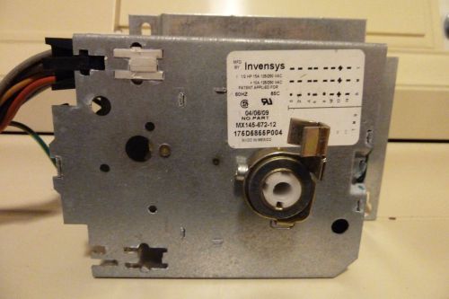 GE Washer Timer Invensys 175D5855P004 MX145-672-12