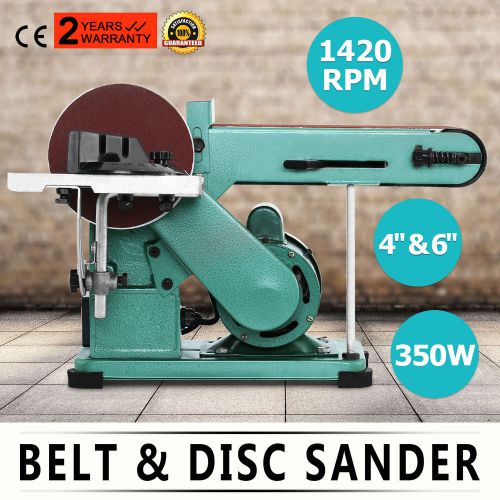 1/4HP 4&#034; x 36&#034; Belt &amp; 6&#034; Disc Sander Bench Sanding Woodworking Top Wood UL