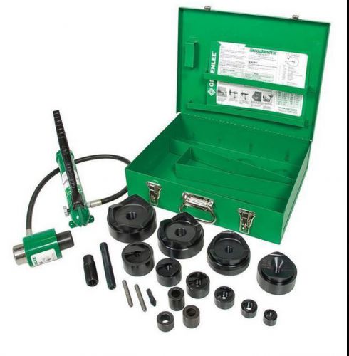 New greenlee 7310sb hand pump hydraulic driver set slug buster for sale