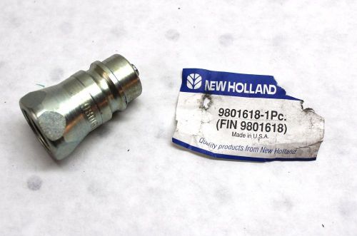 Holland 9801618 nipple, coupler, male, 1/2&#034;-14 nptf, ford, case 04 045 for sale