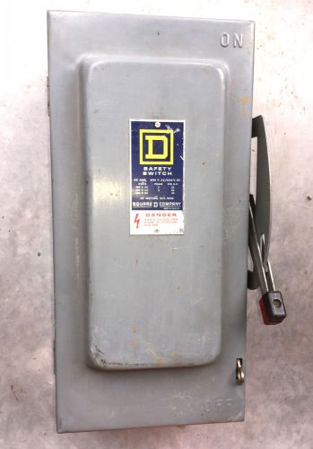 Square D HUN 352-D2  600 Volt Safety Switch Heavy Duty