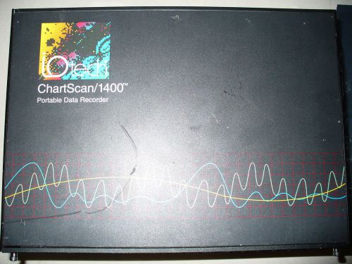 Iotech chartscan/1400 portable data recorder w/5 input boards 1 relay + cal for sale