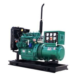 24KW Military Generator Engine Diesel Quiet Standby Brush Alternator For Home