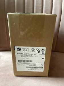 New Factory Sealed Allen Bradley 25B-B5P0N104 Powerflex 525 AC Drive 1 HP