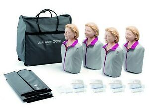 Laerdal Little Anne QCPR 4-pack Training Manikins New