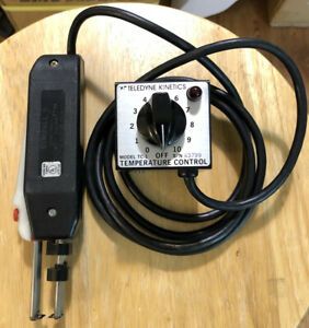 TELEDYNE KINETICS TWC-1 (TW-1) THERMAL WIRE STRIPPER W/ TC-1 TEMPERATURE CONTROL