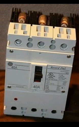 Ge record plus circuit breaker fbn36te040rv for sale