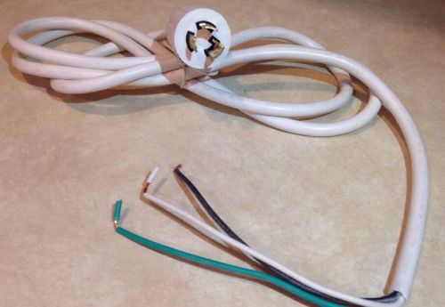 STW FLEXIBLE 16/3 WHITE TWIST LOCK POWER CORD NEMA L7-15P 105C PIGTAIL 3 16  UL