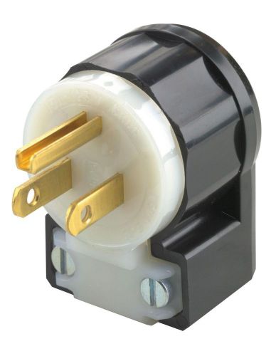 Leviton 021-5266 ca 15a grd angle plug for sale