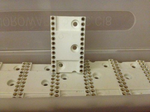 Garry 24-pin lot (8) standard ic socket white. new. for sale