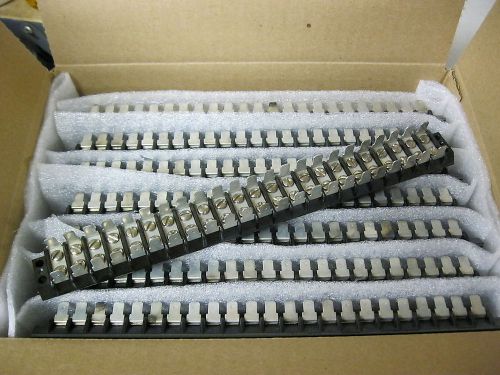 40 Marathon Double Row 23 pole Terminal Blocks .25&#034; Quick Disconnect 223F3 NEW