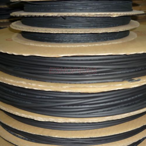 300 feet Black 2:1 Heat Shrink Tubing 3 values 1.5mm 2.5mm 4mm each 100 feet