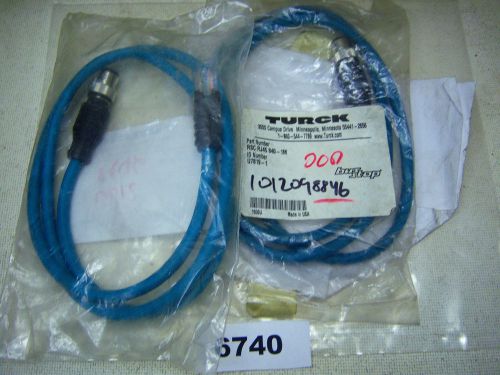 (6740) Lot of 2 Turck Network Cord RSC RJ45 840-1M