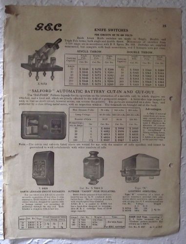 VTG CATALOG BROCHURE G E C  WATTHOUR ELECTRICITY METERS ENGLAND UK LONDON