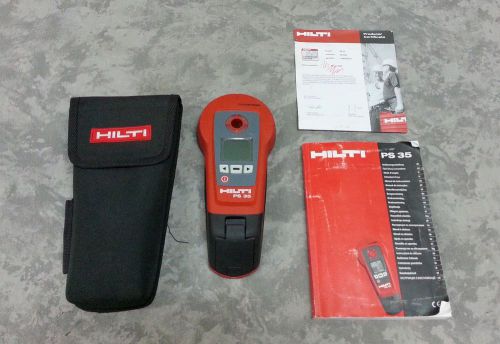 Hilti ps 35 rebar locator ferrodetector ps35 stud finder wall detector mint for sale