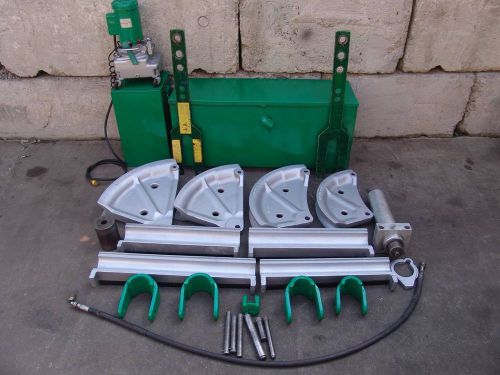 GREENLEE 885TE HYDRAULIC BENDER 2 TO 4&#034; EMT 885 WITH 960 PUMP &lt;--- L@@K