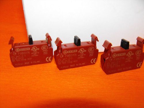 GE CEMA P9B01VN.Contact block,General Electric.(LOT10PCS)NEW