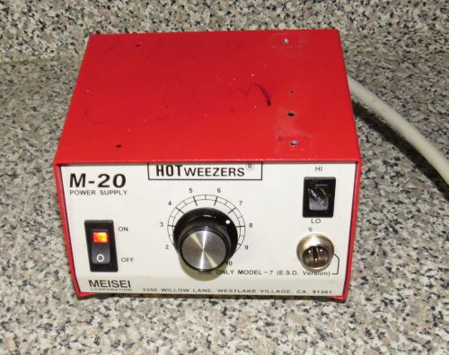 MEISEI HOT WEEZERS TWEEZERS M-20 STATION POWER SUPPLY -c