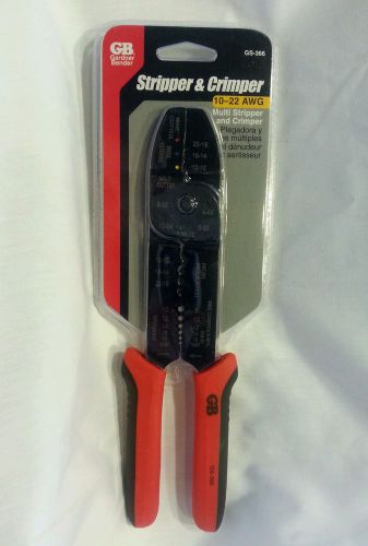 New Gardner Bender GS-366 Multi-Purpose Crimp and Strip Tool 10-22 AWG