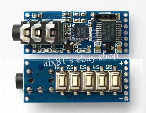 MCU Digital Frequency Stabilization Stereo FM Radio Transmitter Module 76-108Mhz