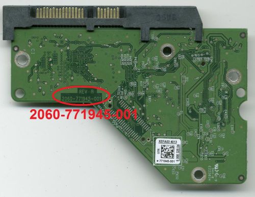 WD30EZRX-00D8PB0 WD30EZRX 2060-771945-001 REV A 771945 3TB PCB board +FW