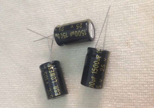 20PCS New 1500uF 25V Electrolytic Capacitor 13x21 Radial