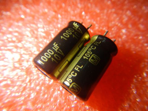 200PCS Panasonic 10v 1000uf Electrolytic Capacitors 8x15mm New