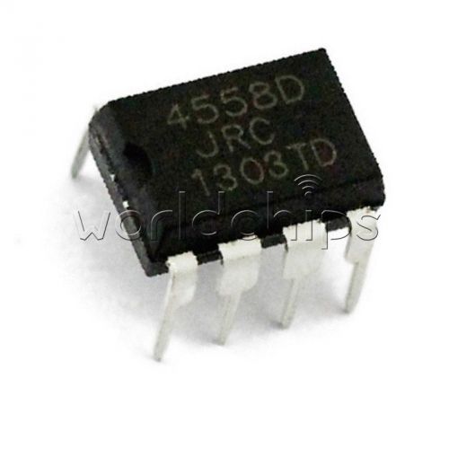 10pcs JRC4558D RC4558D 4558D OP AMP IC ICs DIP- 8 pin Low Power For TS9 TS808