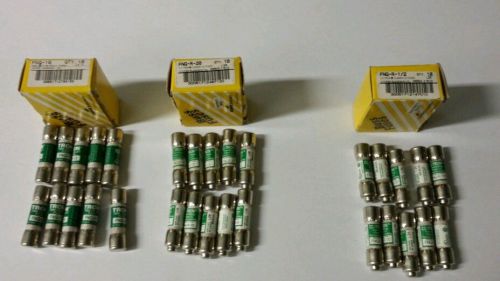 Tron fuse lot. fnq-15 qty.10  fnq-r 20 qty.10  fnq-r 1/2 qty.10 for sale