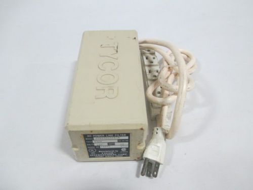 TYCOR ITS12010(A)M AC POWER LINE FILTER 120V 10A AMP 330V TVSS D204703