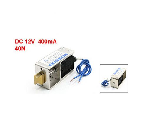 DC12V 400mA Opening Frame 10mm Stroke 40N Force Solenoid for Door Lock