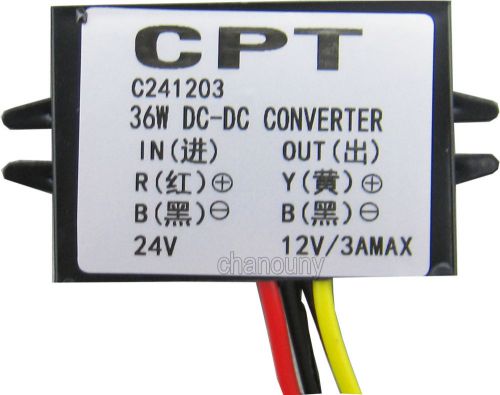 DC to DC buck converter step-down car power supply Voltage Regulator 24V to 12V