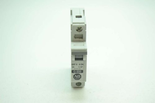 New allen bradley 1492-cb1g050 ser c 1p 5a amp 277v-ac circuit breaker d402668 for sale