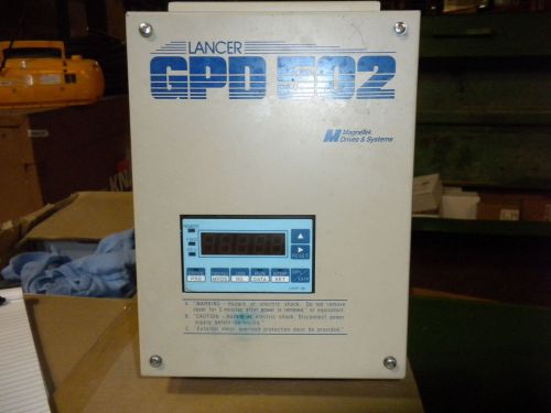 MAGNETEK GPD 502 LANCER 3 HP 230 VOLT 3 PH  VARIABLE FREQUENCY DRIVE MODEL IL706