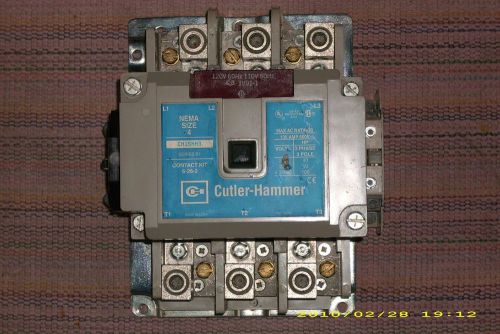 Cutler Hammer NEMA Size 4 Contactor CN15NN3 135A 3 Phase New Other