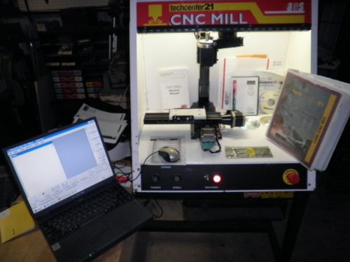 CNC ! TESTED OK !  3D DENFORD ENGRAVING MINI MILL CAD CAM SERVO PRINTER  LAPTOP