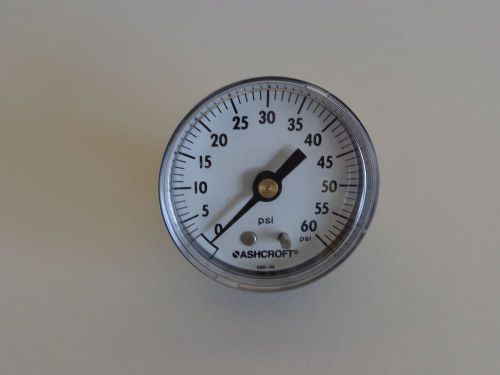 ASHCROFT 0-60PSI 595-05 2&#034; PRESSURE GAUGE