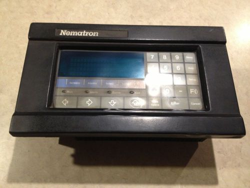 NEMATRON IWS-120 HMI USED GOOD CONDITION