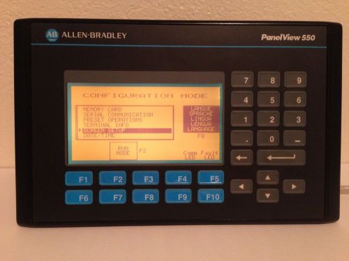 Allen Bradley 2711-K5A5 PanelView 550, Ser B, Rev D, Factory Reconditioned